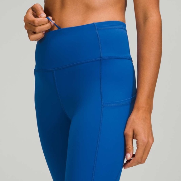 Lululemon Fast and Free High-Rise Tight 25" *Nulux Symphony Blue - Picture 2 of 7